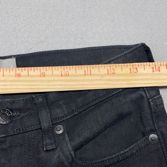 Everlane Jeans Womens 26 Regular Black Wash Skinny Fit Ankle Denim‎ Stretch - Picture 6 of 11